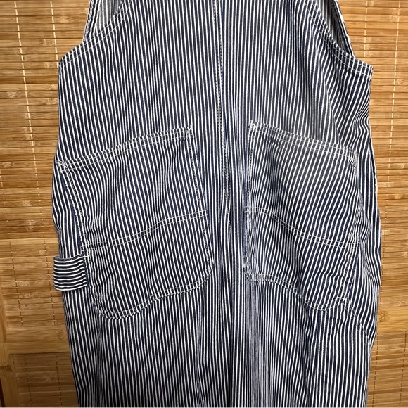 Vintage Pointer Brand Mens Stripe Railroad USA Overalls Workwear 34x32 Unisex - Picture 6 of 16